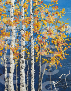 3D Aspen Art Print (Oil/Acrylic)