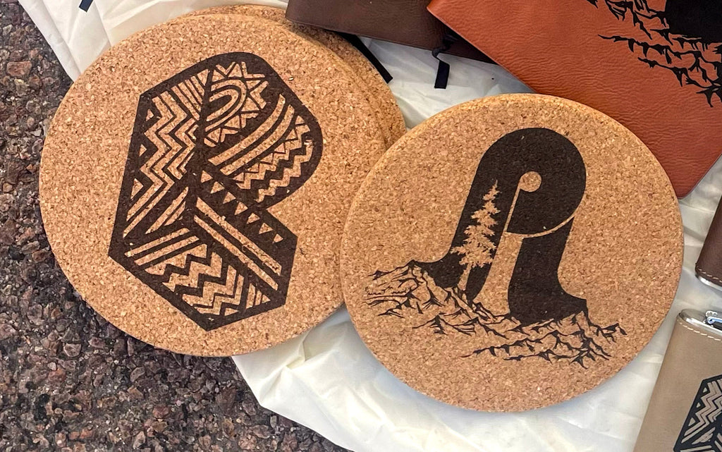 Pretty Lights- Cork Trivet