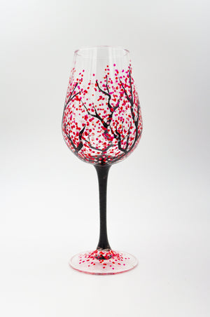 Black Cherry Wineglass