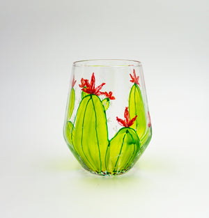 Cactus Wineglass