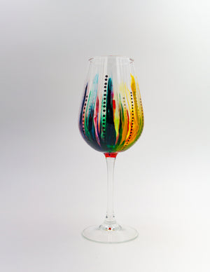 Abstract Wineglass