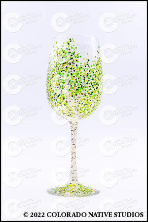 Aspen Wineglass Lime Glassware